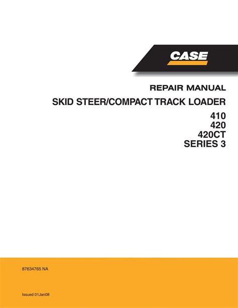 case 410 skid steer service manual|case 410 skid steer engine.